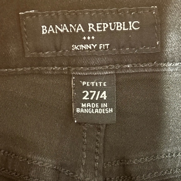 Banana Republic Black Skinny Jeans Sleek Fit - Picture 3 of 3